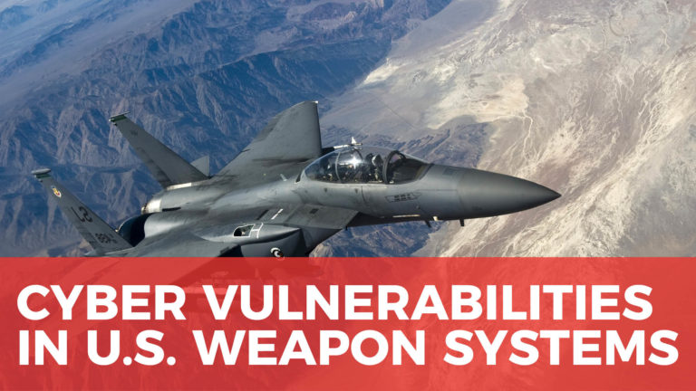 US Weapon Systems Vulnerabilities