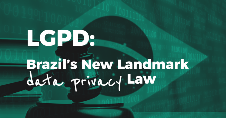 LGPD Brazilian data privacy law